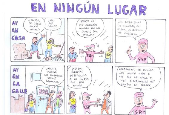 Cómic de la tribu 'Olimpia de Gouges'.