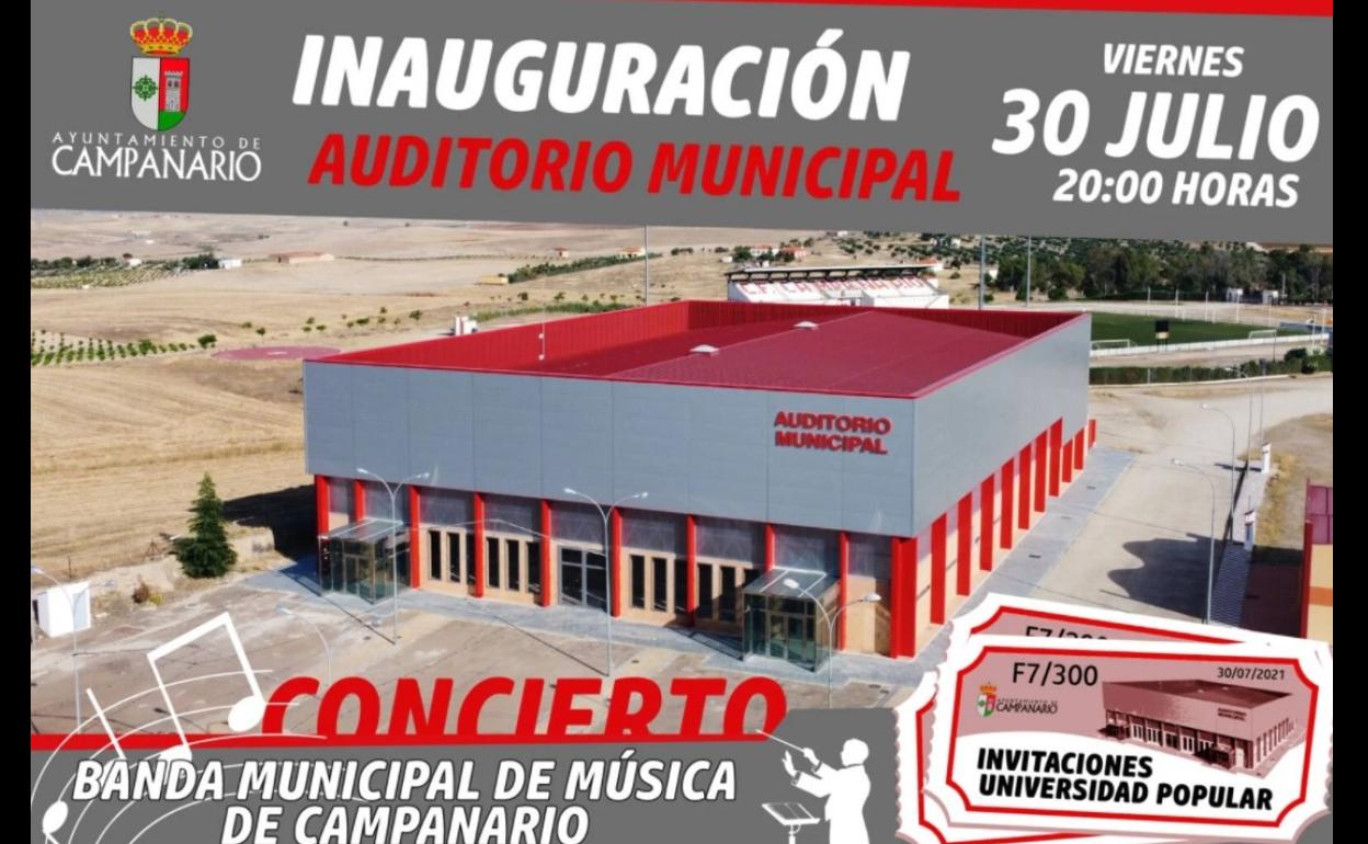 Auditorio Municipal de Campanario. 