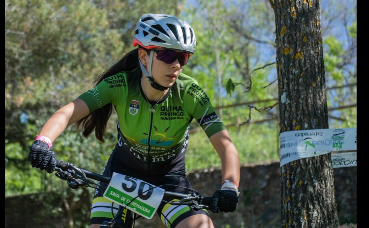 La joven deportista de Campanario, Irene Sanabria. 
