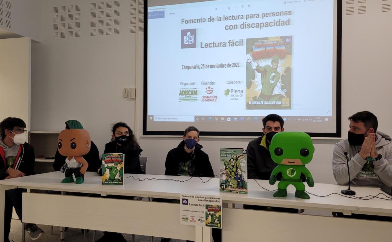 Presentación del cómic 'Inclusión Man'. 
