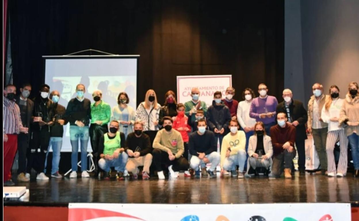 Premiados en la Gala del Deporte de Campanario. 
