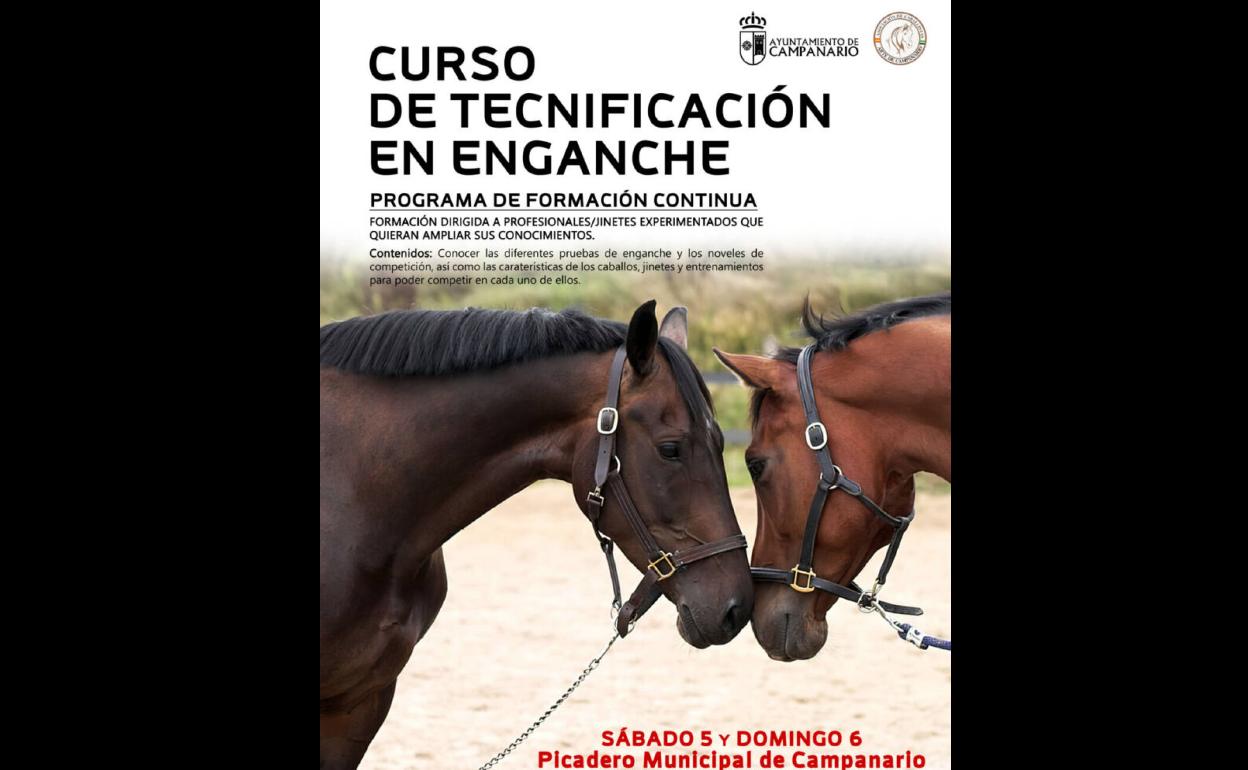 El curso de tecnificación en enganche será este fin de semana