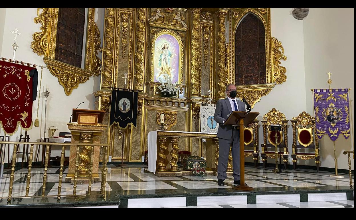 Juan Díaz Gallego abrió la Semana Santa campanariense con su pregón