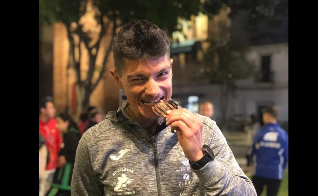 Javier Calderón se cuelga el bronce en el Campeonato de Extremadura en Ruta