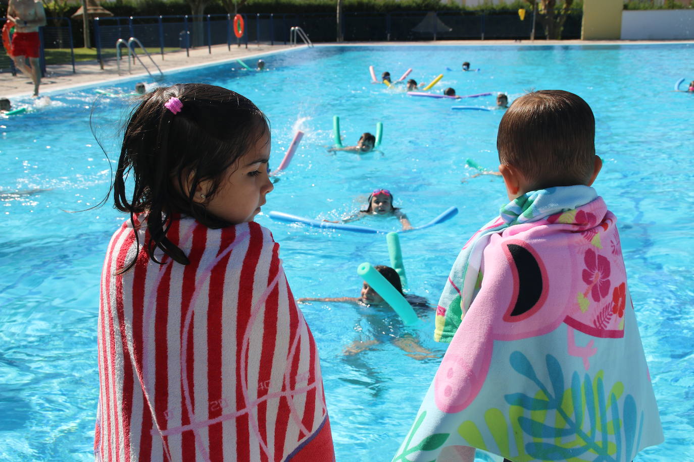 Uno de los cursos más demandados del verano son los de natación.
