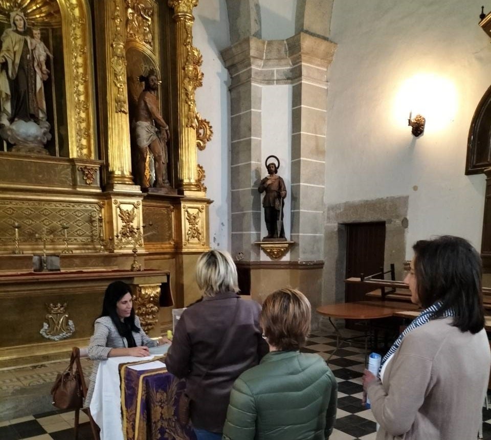 Día de la votación en la ermita del Carmen 