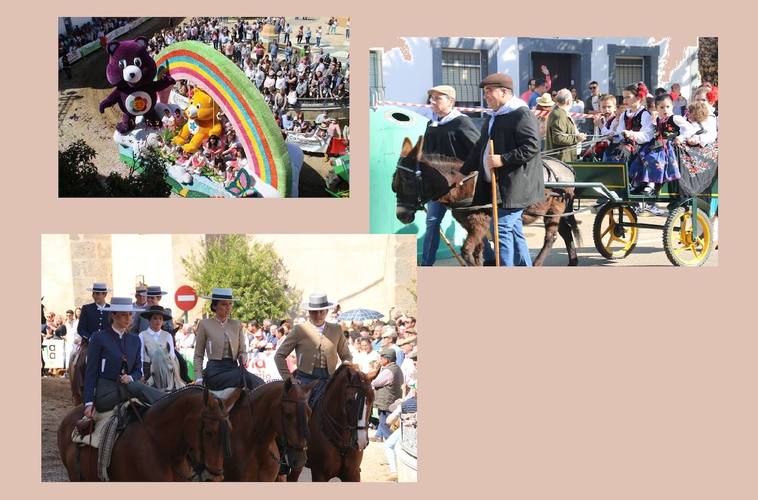 El desfile, la procesión de la Virgen y la fiesta nocturna protagonizan la Romería de Piedraescrita