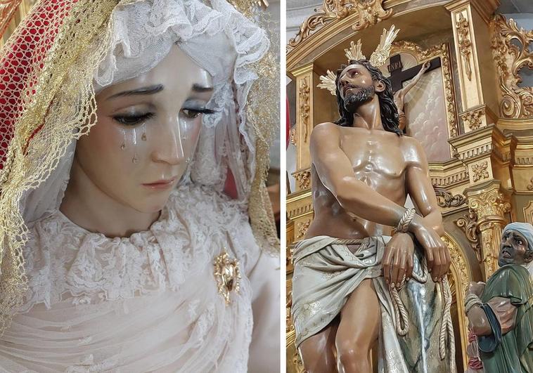Esta noche de Miércoles Santo procesionarán Jesús Cautivo y María Santísima de la Amargura