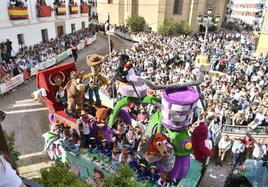 'Toy Story', ganadora del desfile de carrozas de la Romería de Piedraescrita 2023 de Campanario