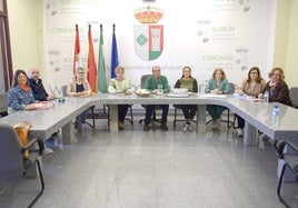 Reunión de la constitución de la Comisión de Igualdad entre consistorio y sindicatos.