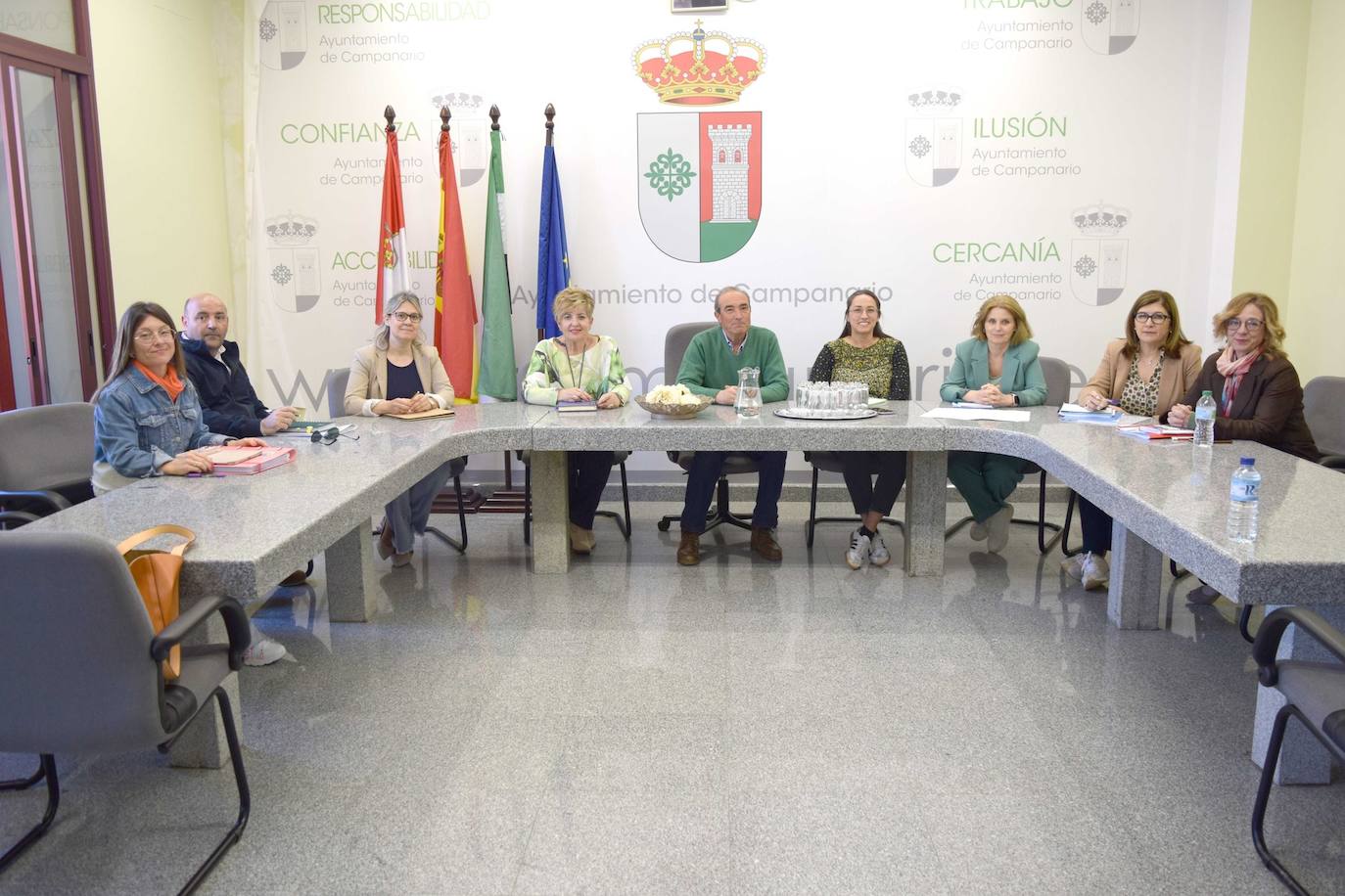 Reunión de la constitución de la Comisión de Igualdad entre consistorio y sindicatos.