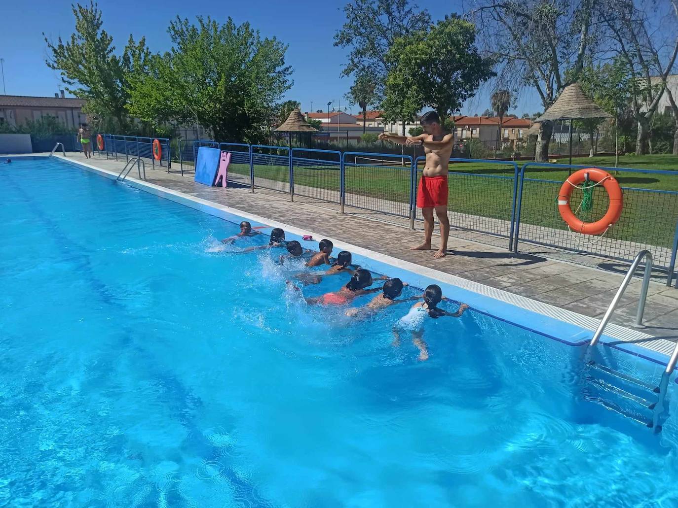 Curso de natación infantil del pasado verano 2023.