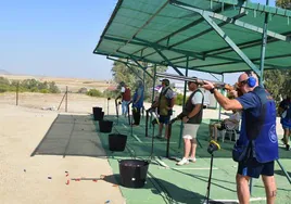 Óscar Morillo y Belén Sánchez se alzan con el oro del Torneo de Tiro al plato