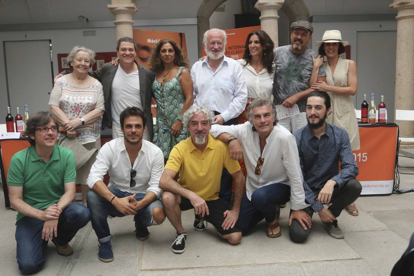 Reparto de la obra 'Asamblea de mujeres'. 