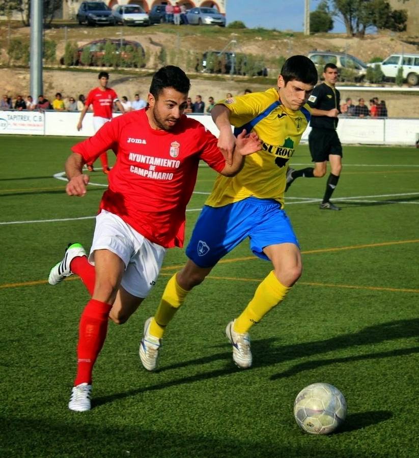 Acción del partido entre el Campanario y el Ilipense la temporada pasada. 