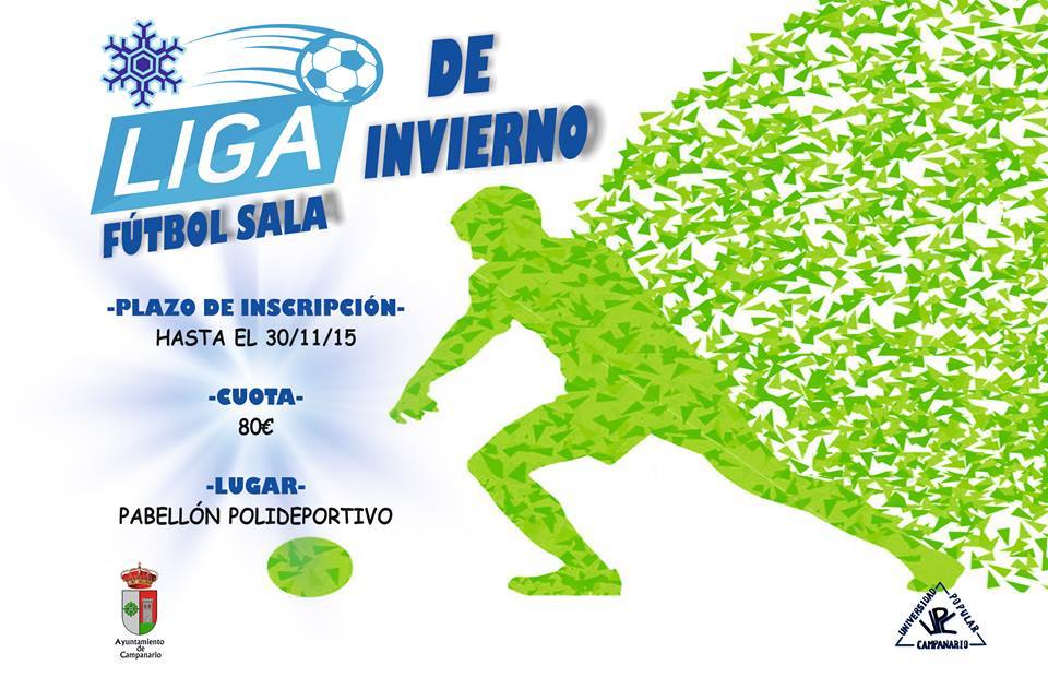 Abierto el plazo de inscripción en la liga de invierno de fútbol sala