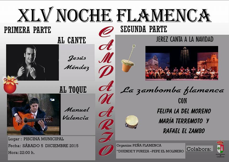 Noche flamenca y villancicos de Jerez, este sábado en Campanario