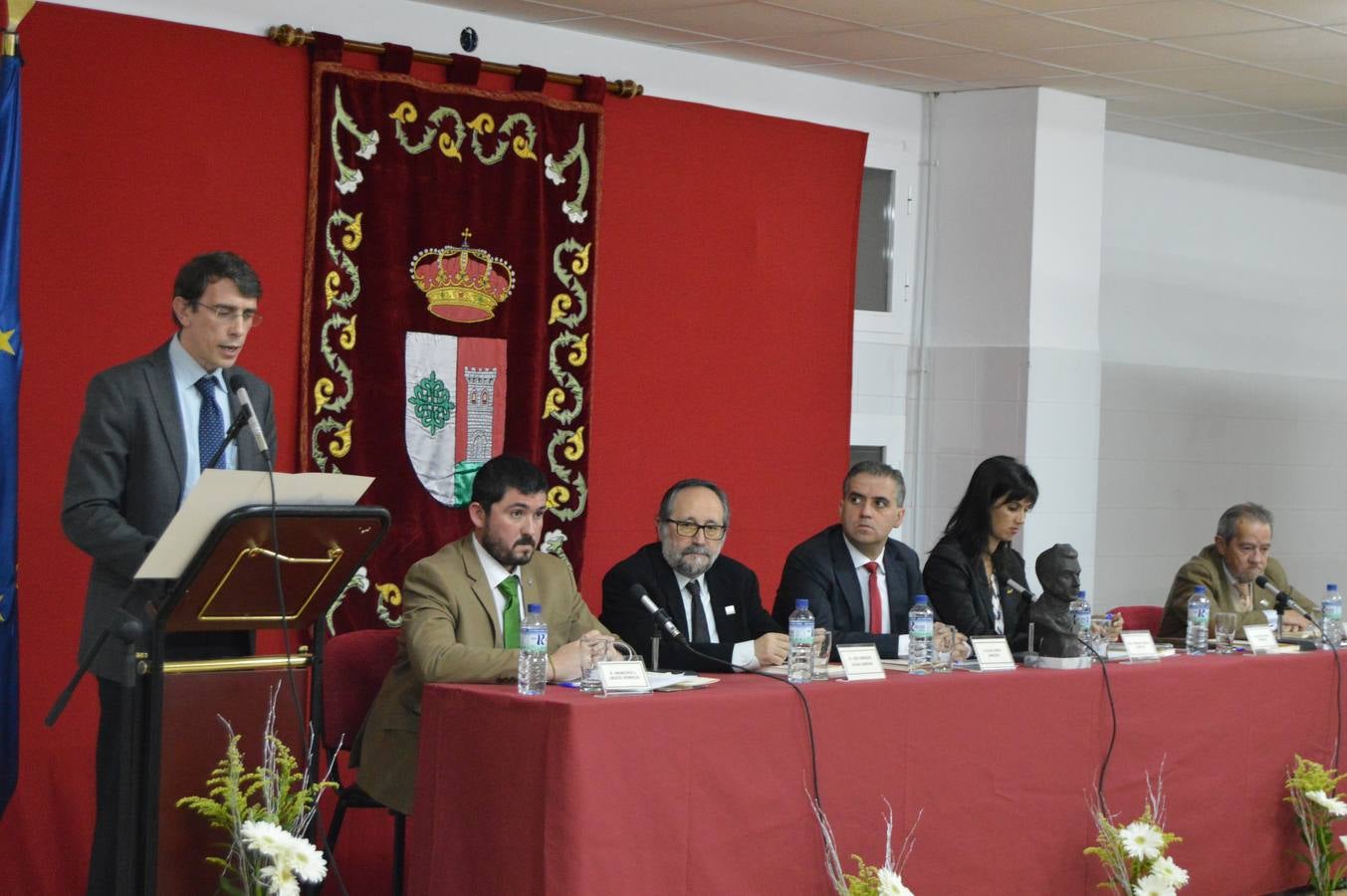 Momento en el que el presidente del jurado daba anoche lectura al fallo. 