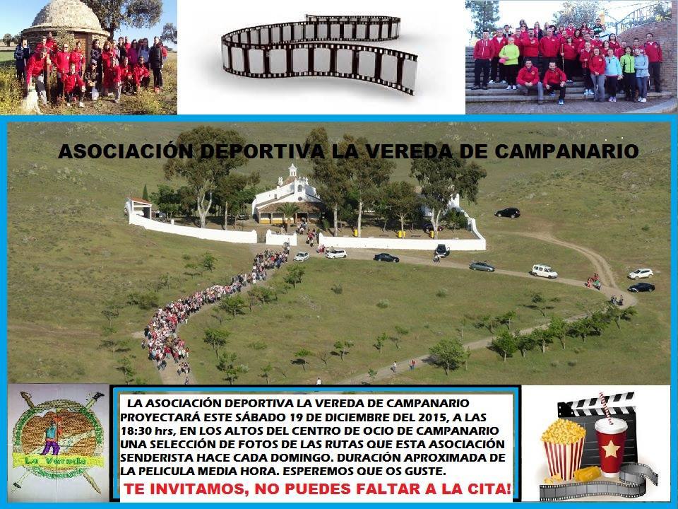 La asociación 'La Vereda' proyecta una película sobre sus rutas