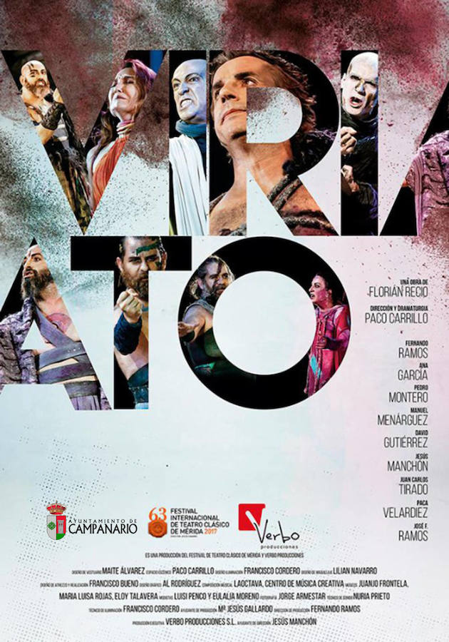 Representación de la obra 'Viriato', este viernes en el teatro Olimpia