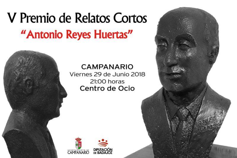 Este viernes se da a conocer el ganador del Premio de Relatos Cortos Antonio Reyes Huertas