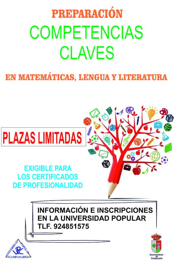 Abierta la inscripción para la preparación en nuevas competencias clave