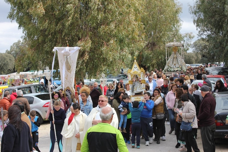 La patrona de los casareños saldrá mañana en procesión. 