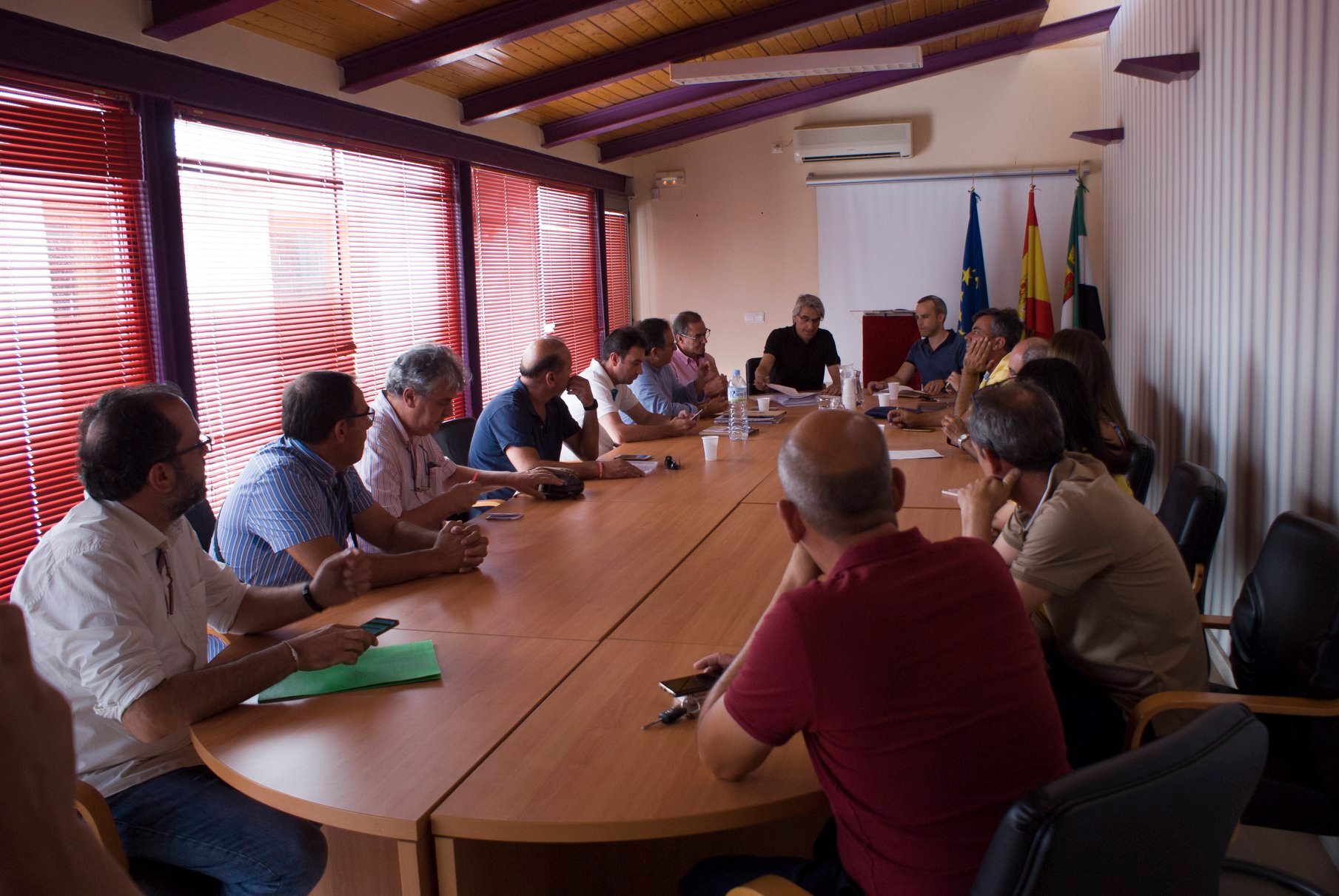 Asamblea celebrada ayer en Arroyo de la Luz. 