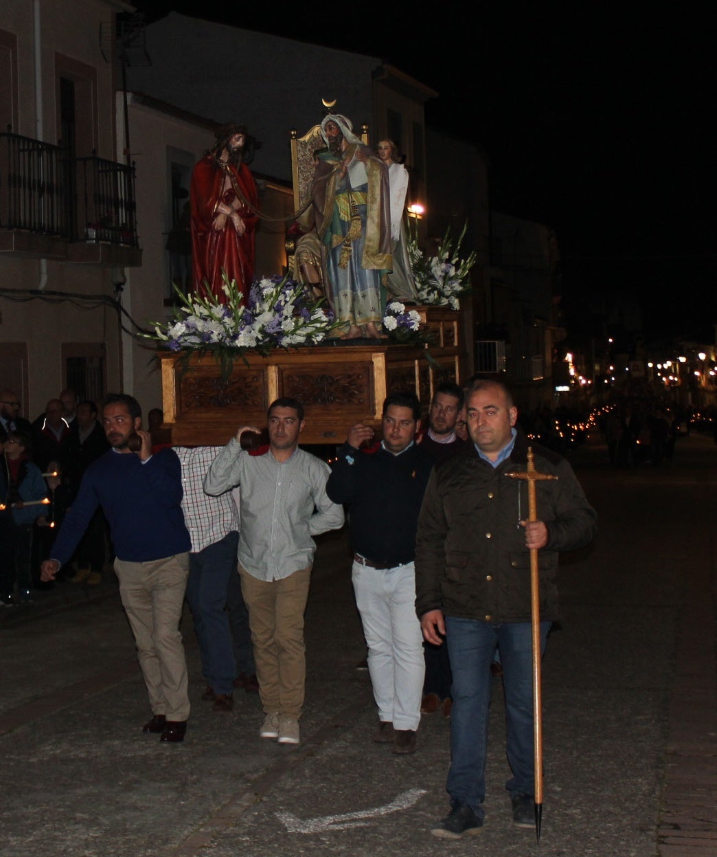 Imagen secundaria 2 - El Crucificado, La Sentencia y el Nazareno, el pasado año. 