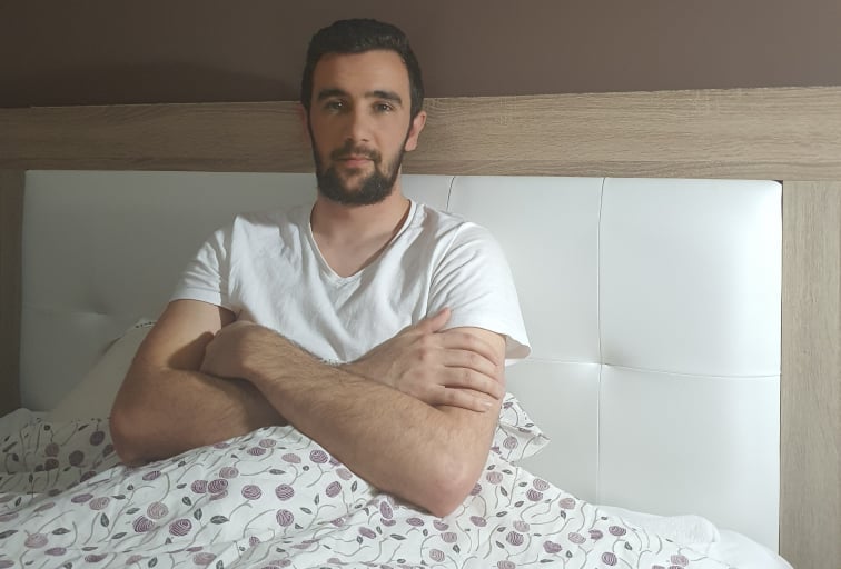 El joven casareño asegura que se siente miedo. CEDIDA
