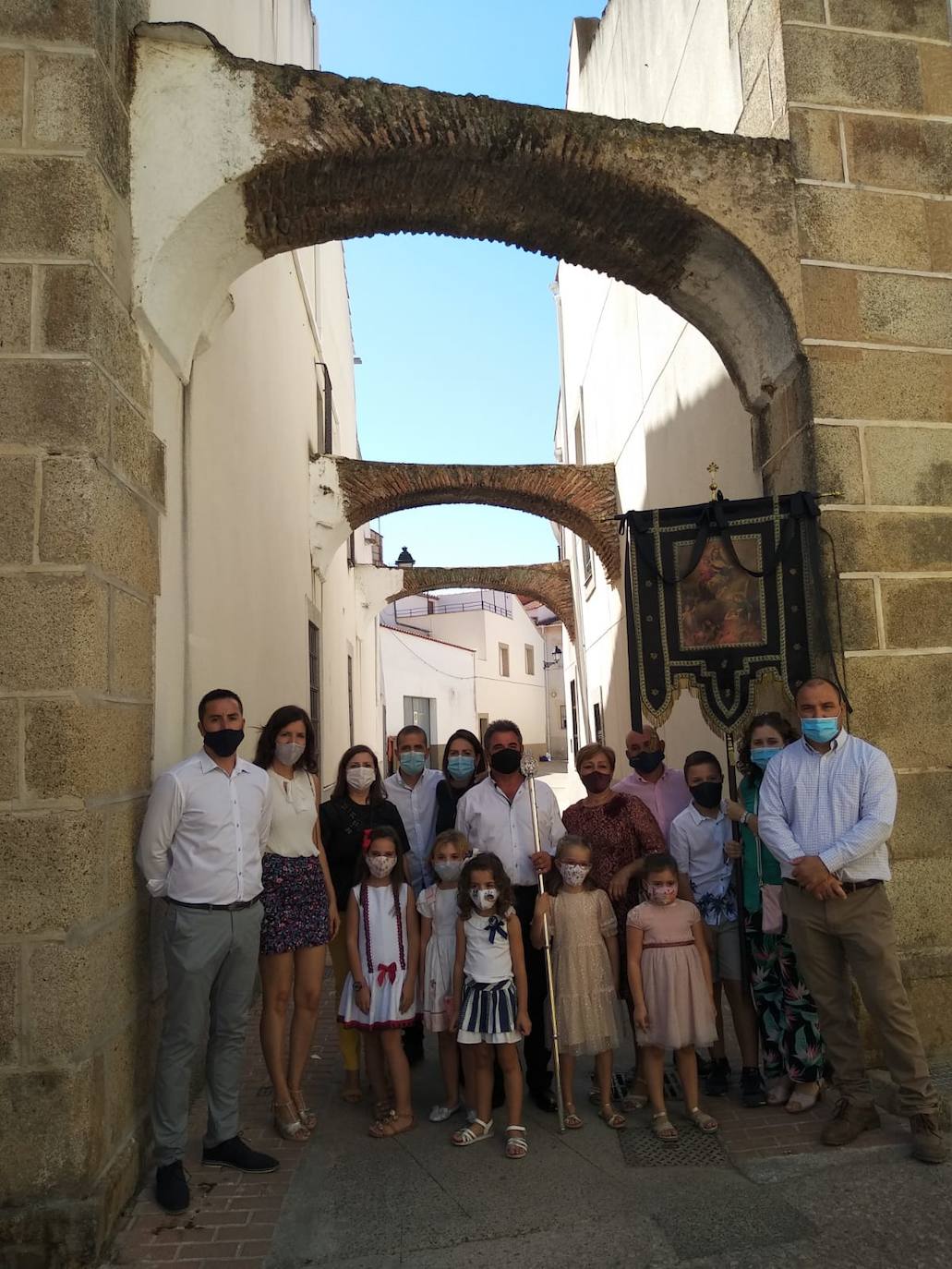 La cofradía vivió ayer un domingo atípico, sin poder ser protagonistas del acto de mayor arraigo de la localdiad. 