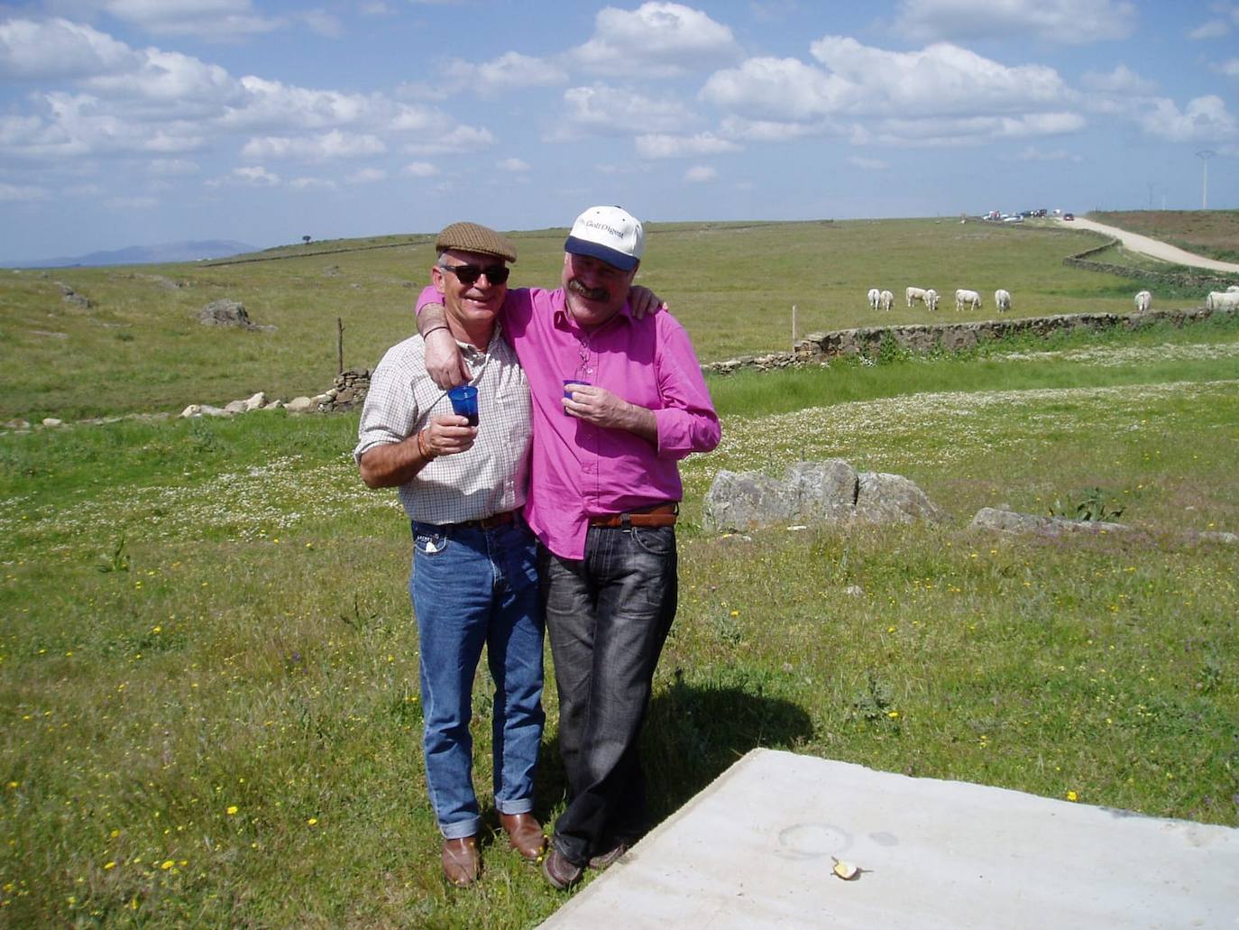 Vicente y Dioni, de romería. M.J.LANCHO