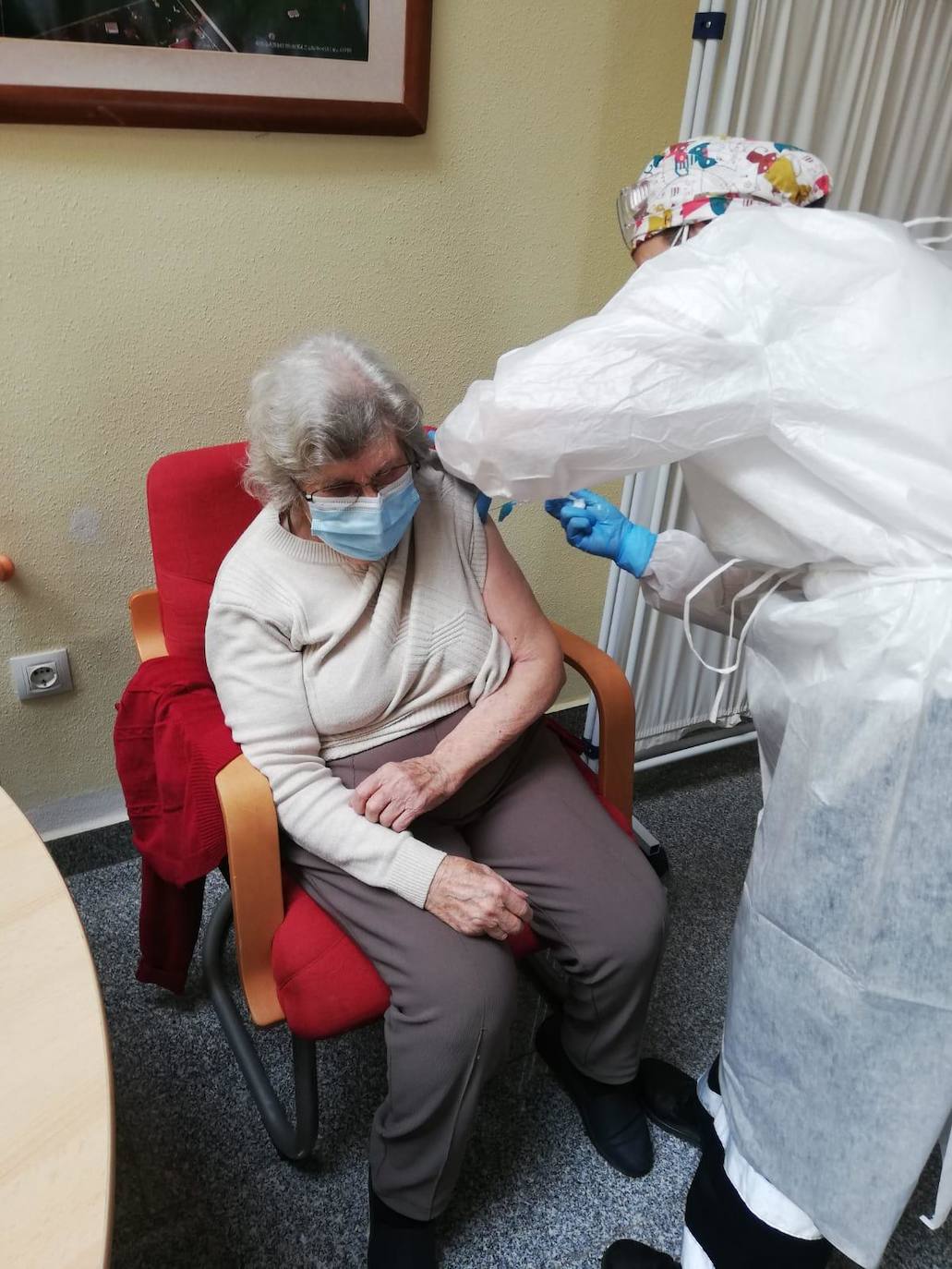 Una de las usuarias del centro de día. CEDIDA