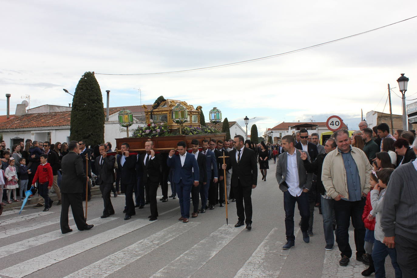 Procesión del Santo Entierro en el año 2019. 