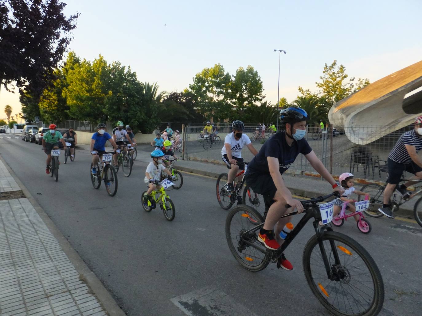 Participantes en el Día de la bicicleta el pasado 5 de junio. 