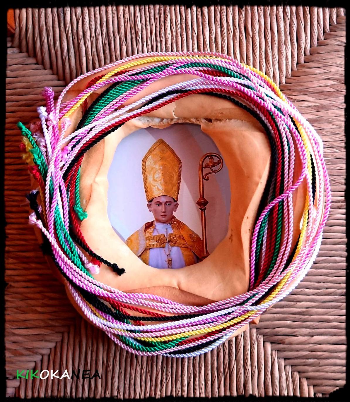 Rosca de San Blas y cordones. 