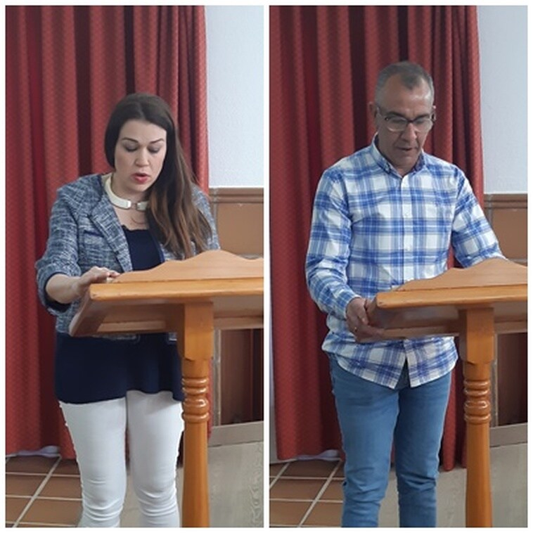Sandra Tovar y David Sanguino juran sus cargos de concejales del Grupo Popular