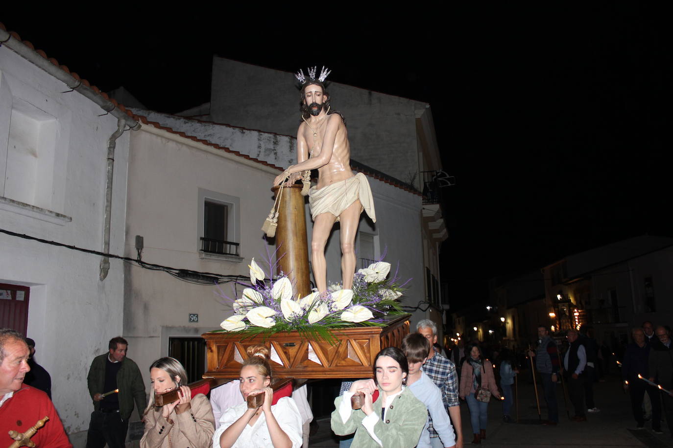 Imagen secundaria 2 - Los nueve pasos de La Pasión embellecen un año más la procesión de Jueves Santo