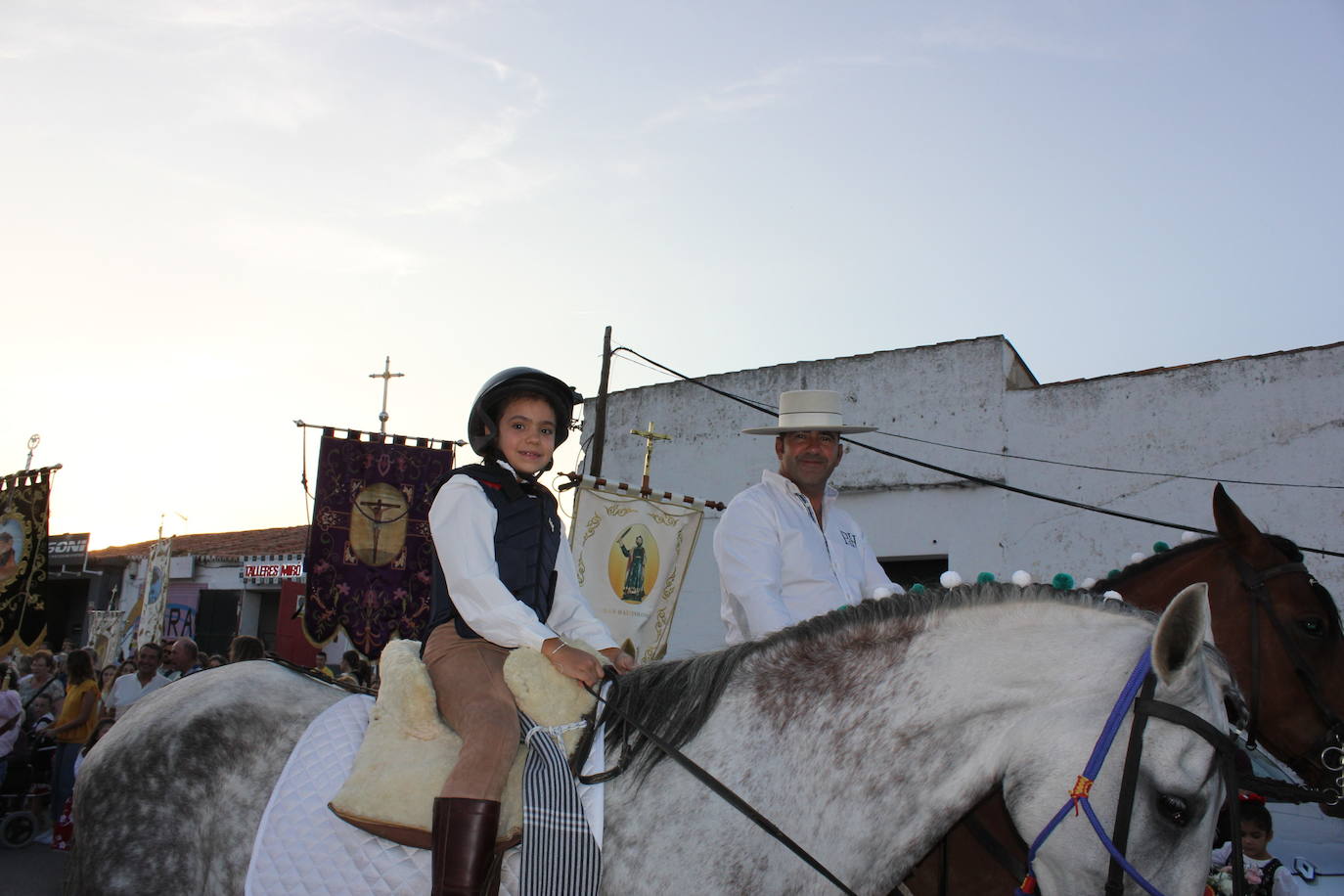 Así han vivido los casareños el recibimiento a la Virgen