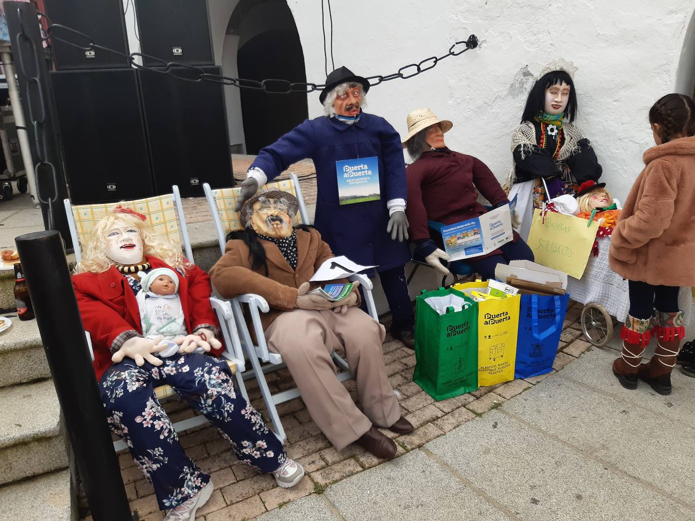 Algunos de los bujacos de la pasada edición del Carnaval.