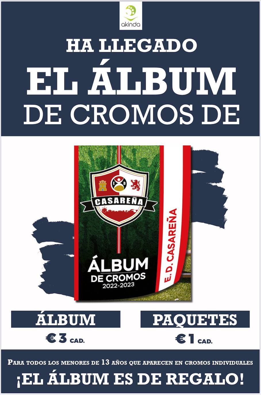 La Escuela Deportiva Casareña crea un álbum con buena parte de sus inscritos