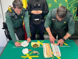 Detenido un joven en un área de servicio de Casar de Cáceres con sustancias estupefacientes, entre ellas 228 dosis de ketamina