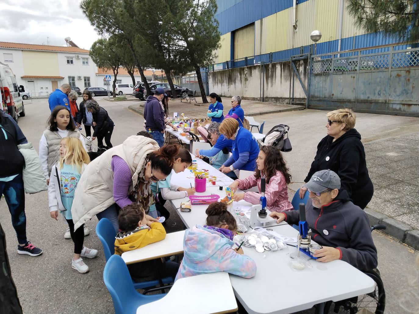 Así ha vivido Casar de Cáceres sus 12 horas solidarias &#039;Kilómetros por la investigación&#039;