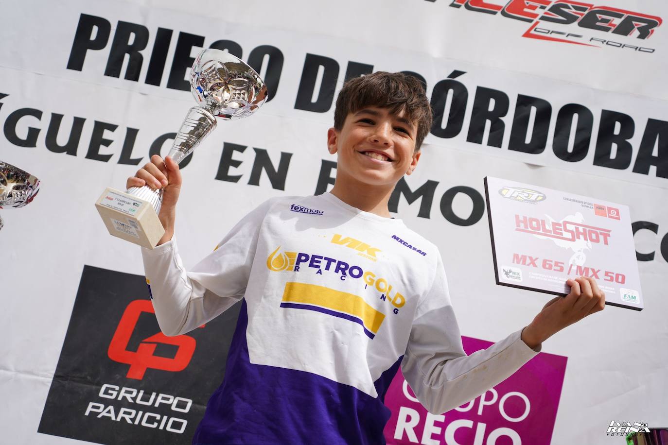 Imagen principal - Mario García Tovar estará presente en el Mundial Junior de motocross de Países Bajos el 13 y 14 de julio