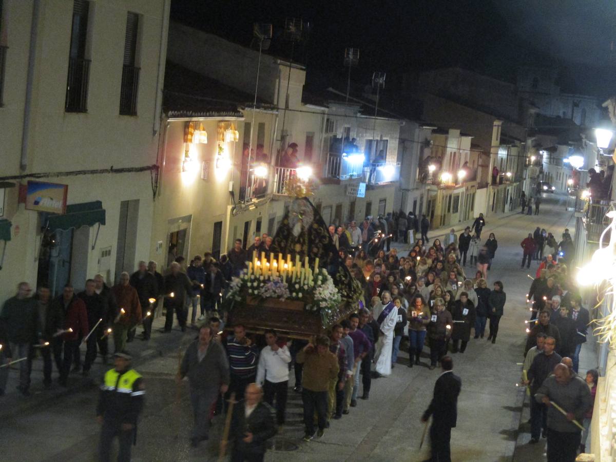 Procesión de La Pasión, anoche. 