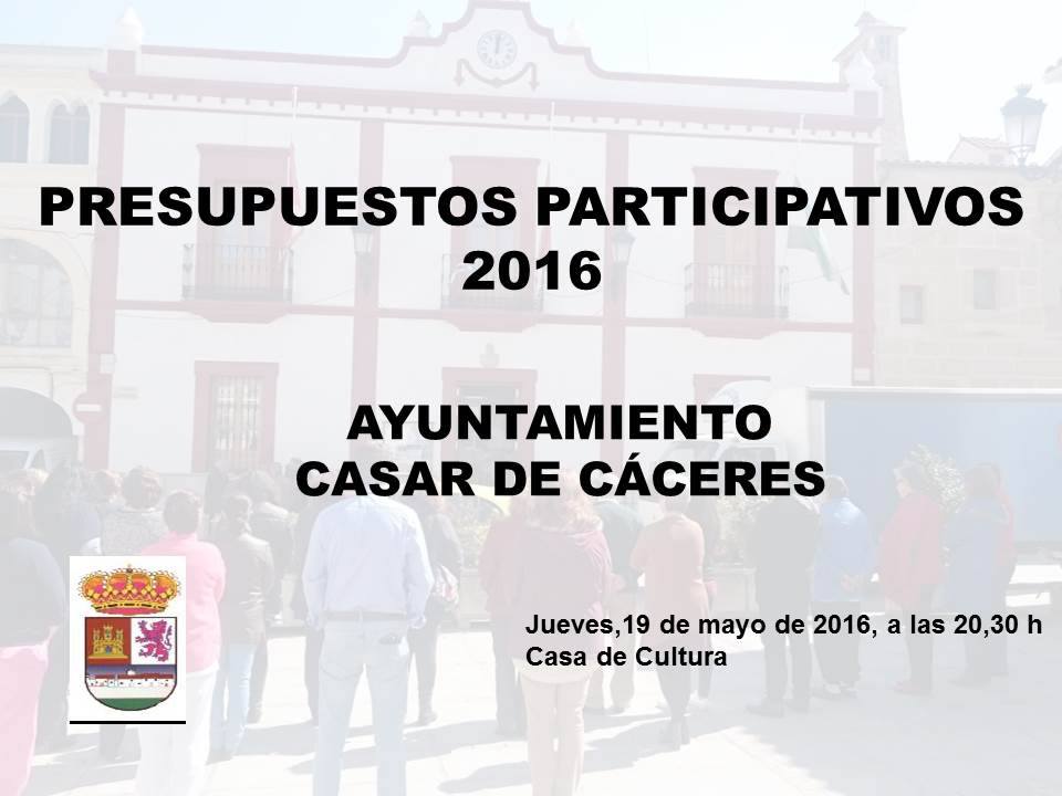 Piden a los vecinos que hagan propuestas a los presupuestos de 2016