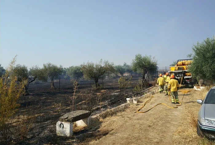 Sofocado un incendio en una parcela próxima a Santiago