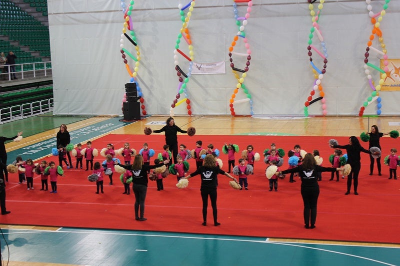 Los niños de Zarapico participan en la Gimnastrada de Extremadura