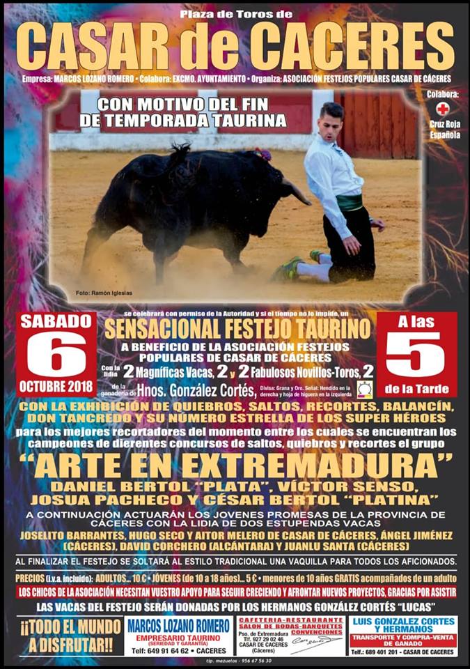 La Asociación Festejos Populares organiza un espectáculo de recortes para este sábado