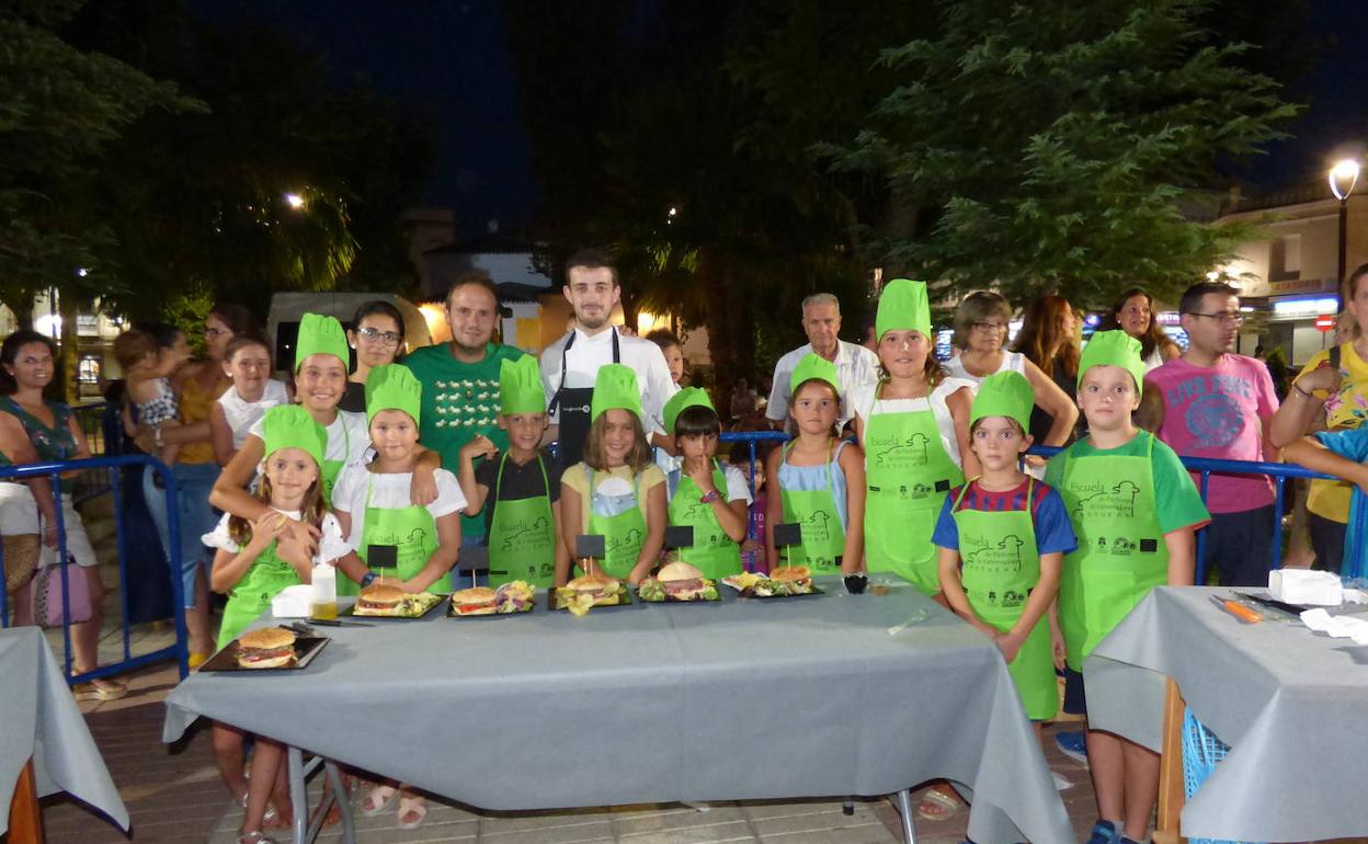 Algunos participantes en la primera ronda del concurso 